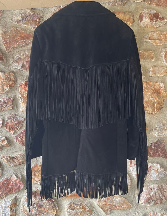 Lariat Leather & Fringe Jacket sz. 44