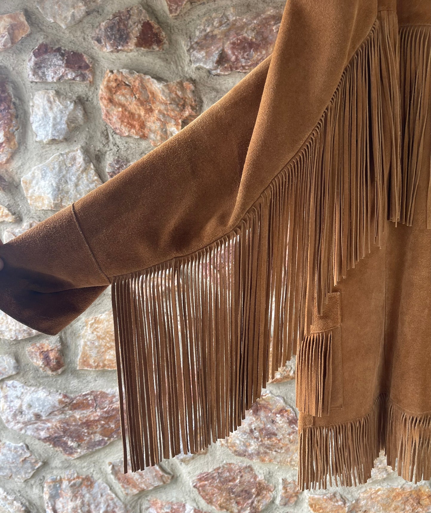 Lariat Leather& Fringe Jacket Sz. 48