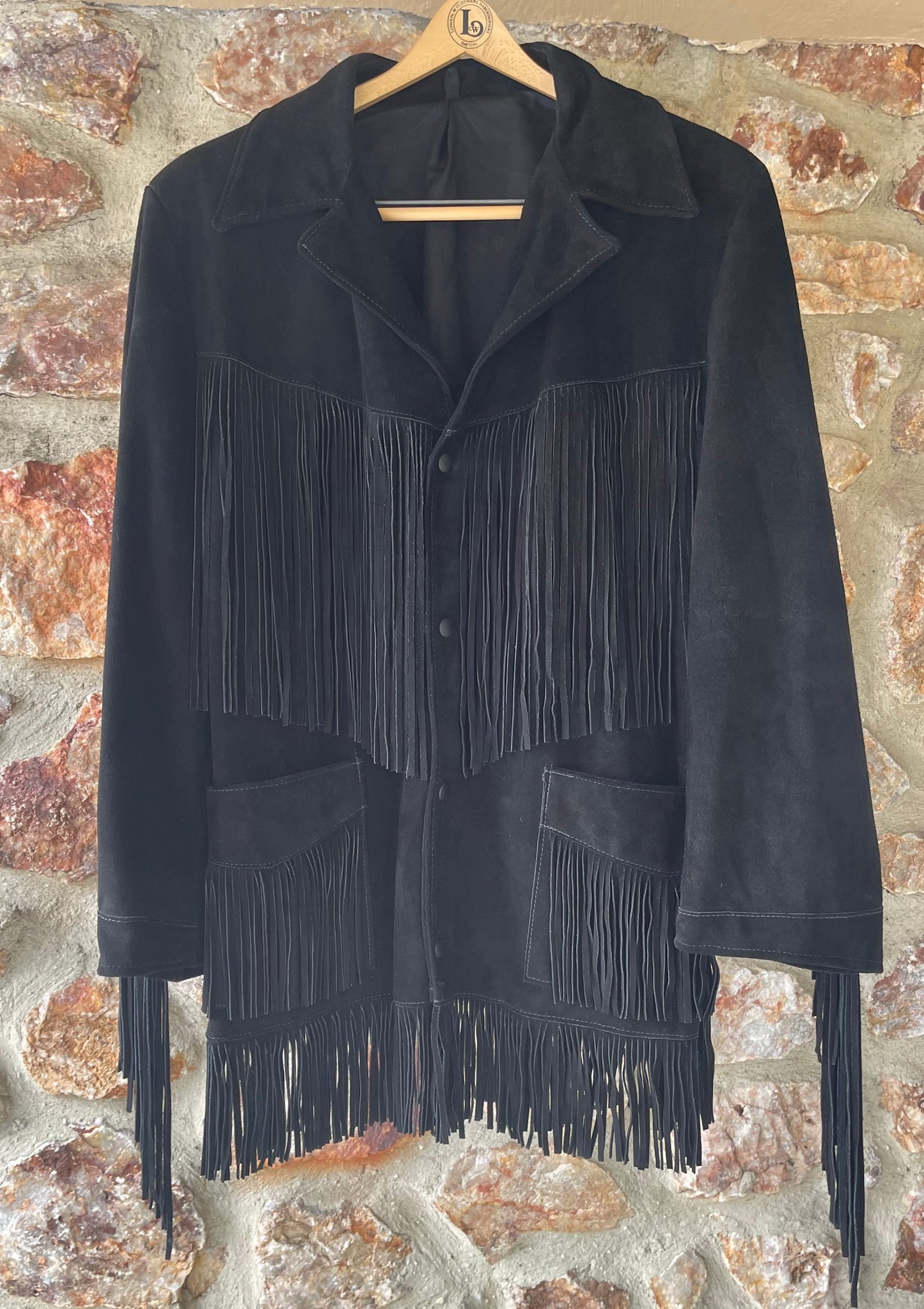 Lariat Leather & Fringe Jacket sz. 44