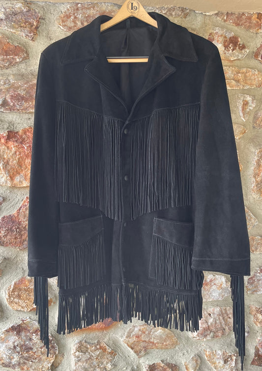 Lariat Leather & Fringe Jacket sz. 44