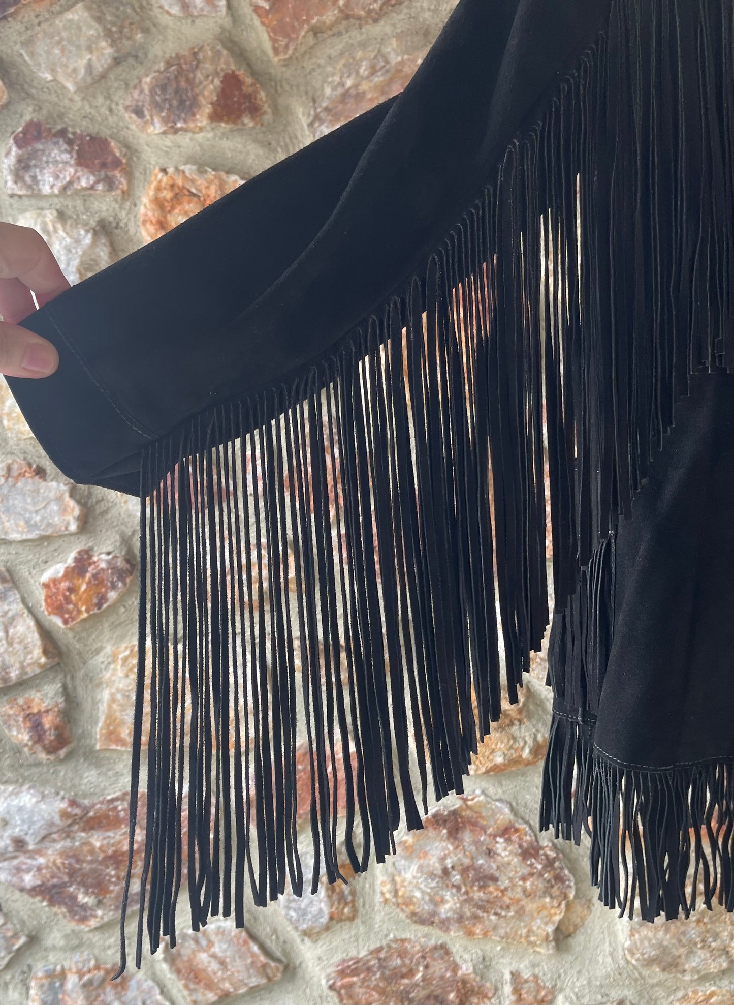 Lariat Leather & Fringe Jacket sz. 44