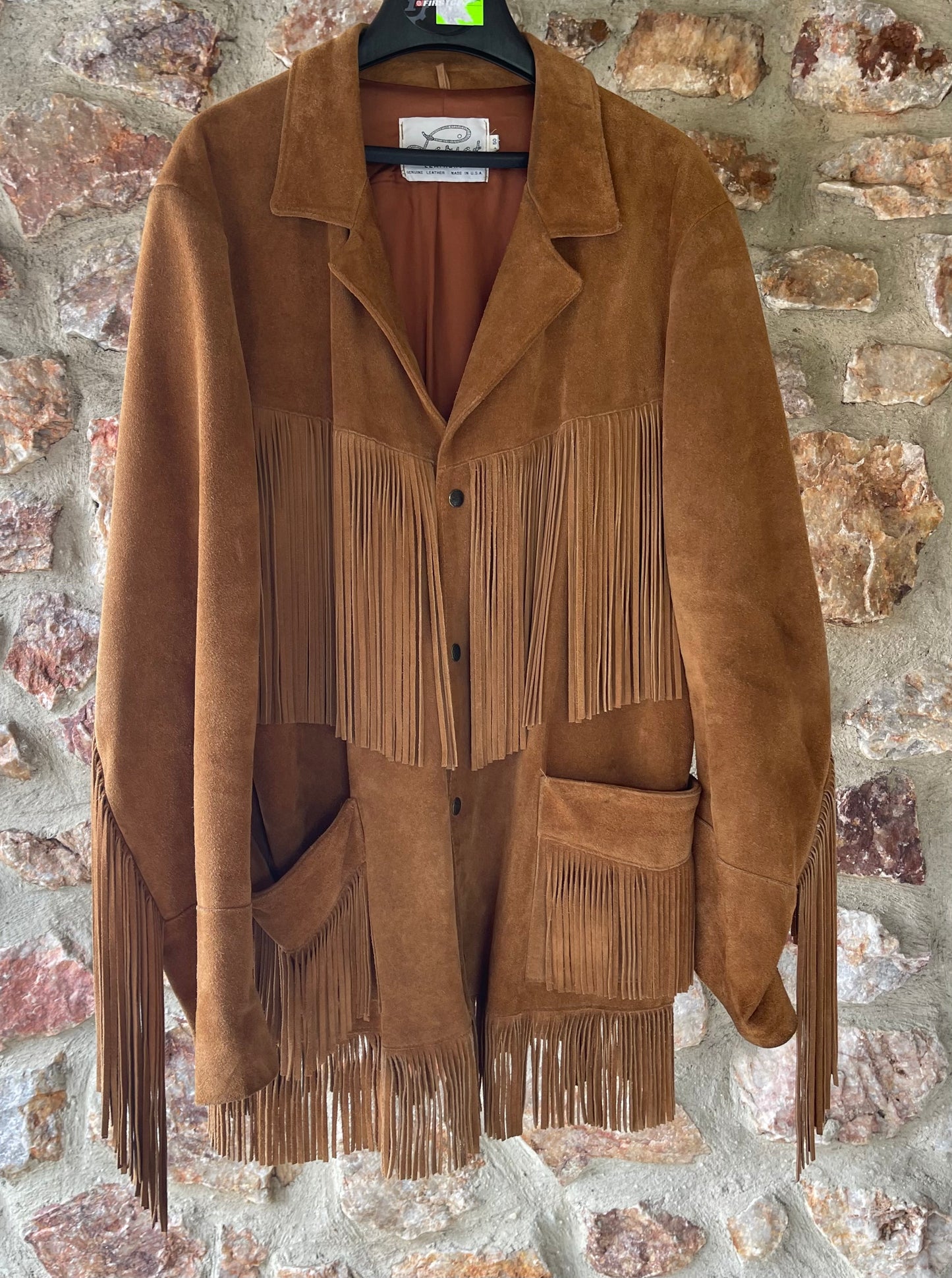 Lariat Leather& Fringe Jacket Sz. 48