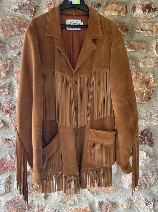 Lariat Leather& Fringe Jacket Sz. 48
