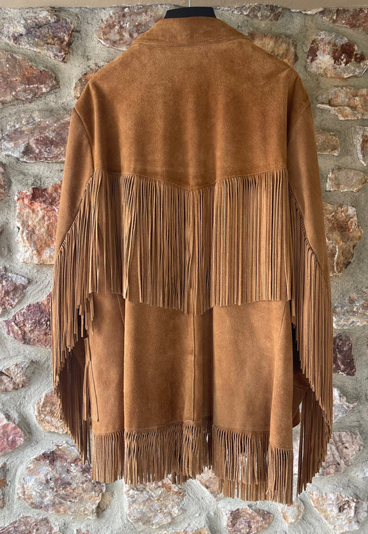 Lariat Leather& Fringe Jacket Sz. 48